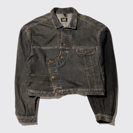 *one-off unbalance trucker jacket