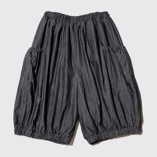 vintage stripe balloon shorts