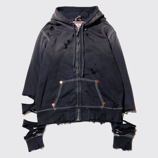 *one-off True Religion acid broken hoodie