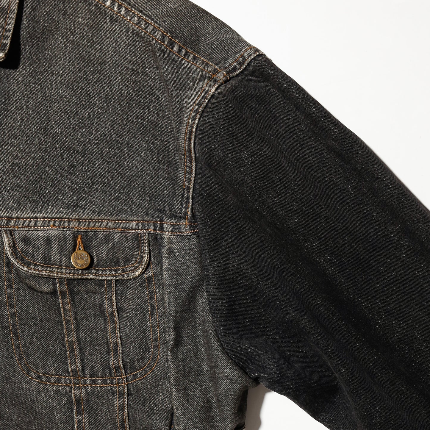 *one-off unbalance trucker jacket