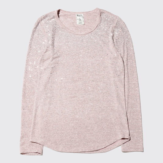 vintage 00's rinestone cut sew