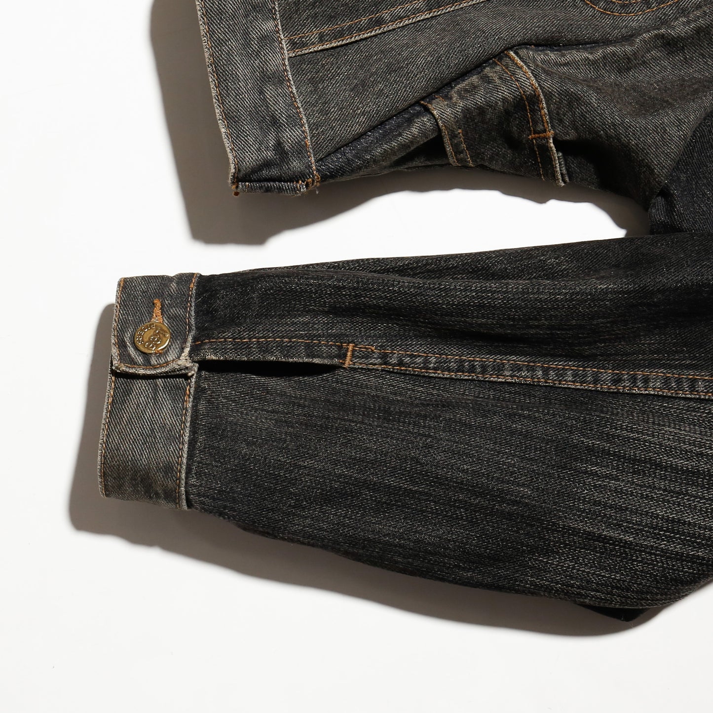 *one-off unbalance trucker jacket