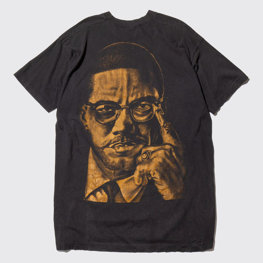 vintage 90's back:Malcolm front:Martin Luther King Jr. t-shirt