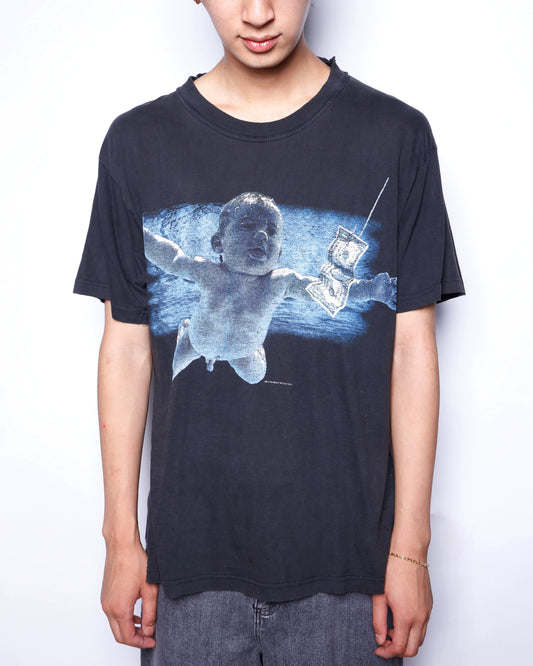 vintage 90-00's NIRVANA "NEVERMIND" euro bootleg t-shirt
