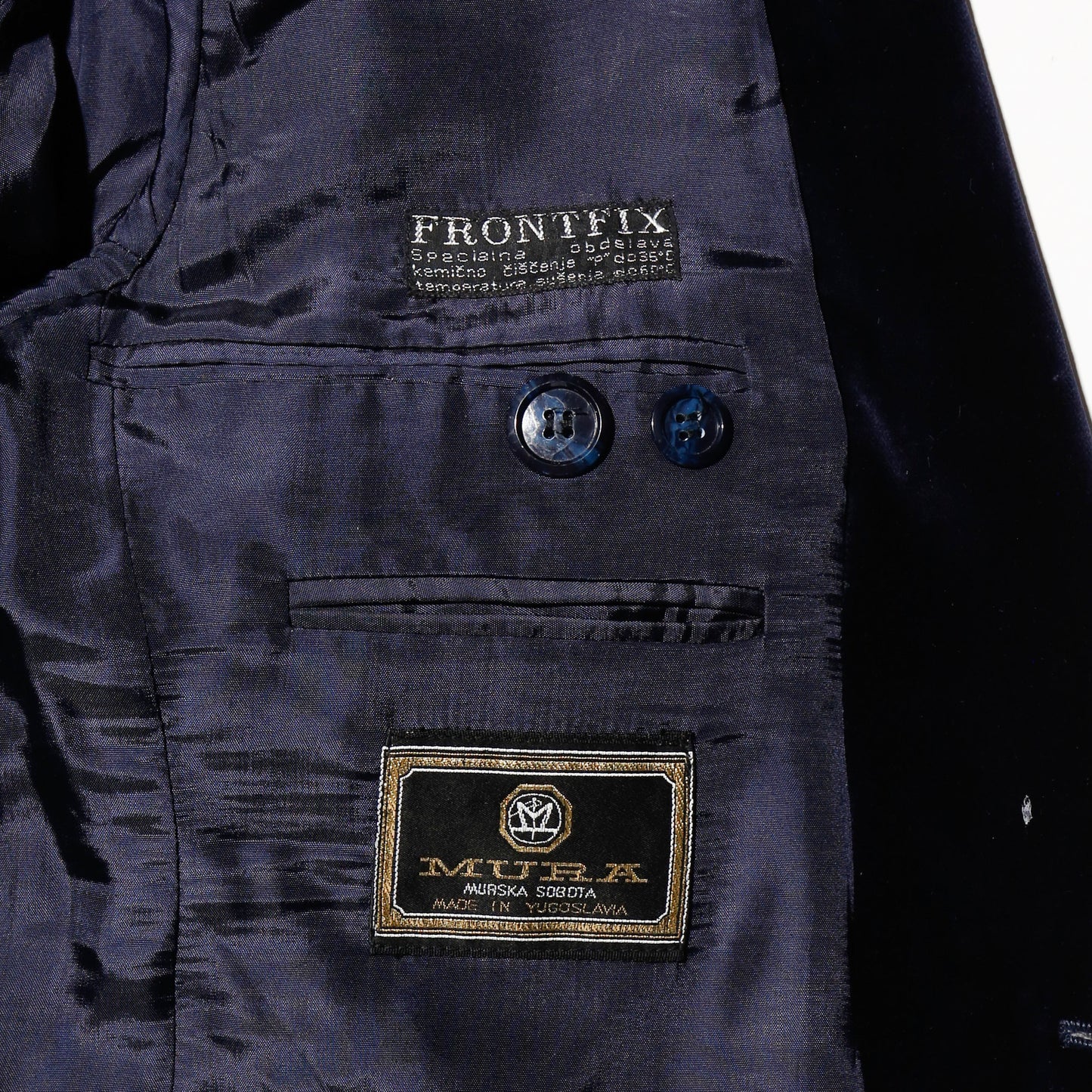 vintage 70's velvet single flare set up