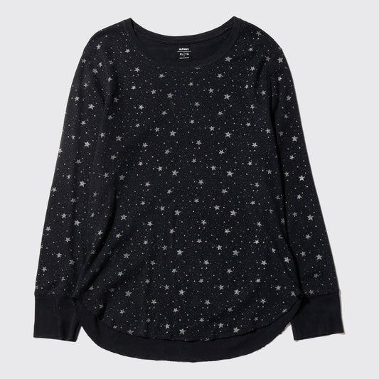 vintage old navy starfield thermal l/s