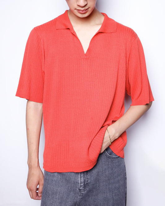 vintage ribbed skipper h/s