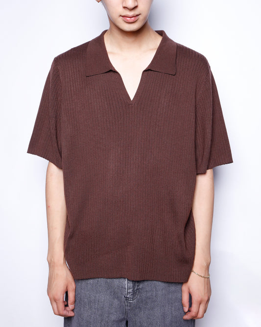 vintage ribbed skipper h/s