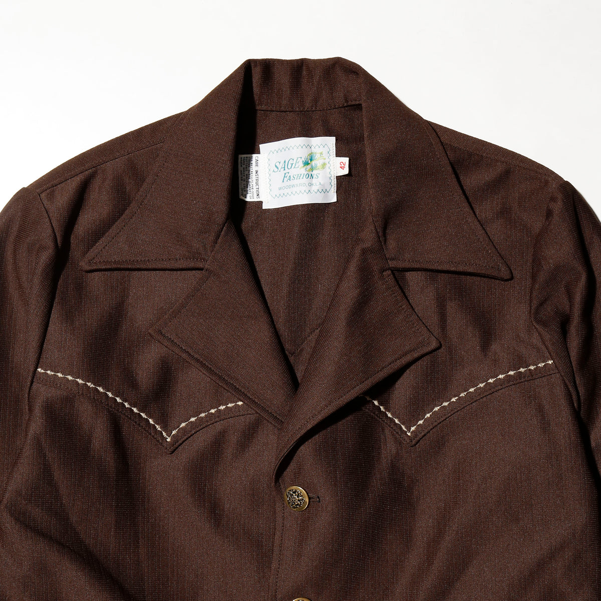 vintage 70's western poly leisure jacket