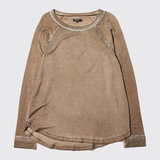 vintage acid metal bijou l/s