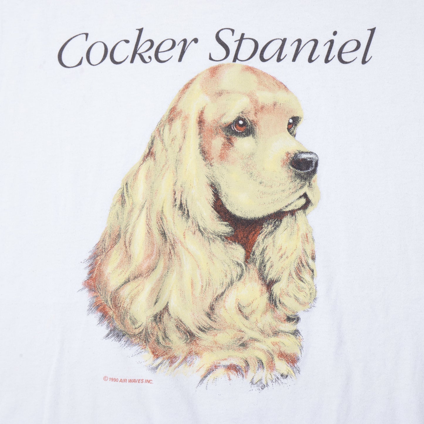 vintage 90's cocker spaniel t-shirt