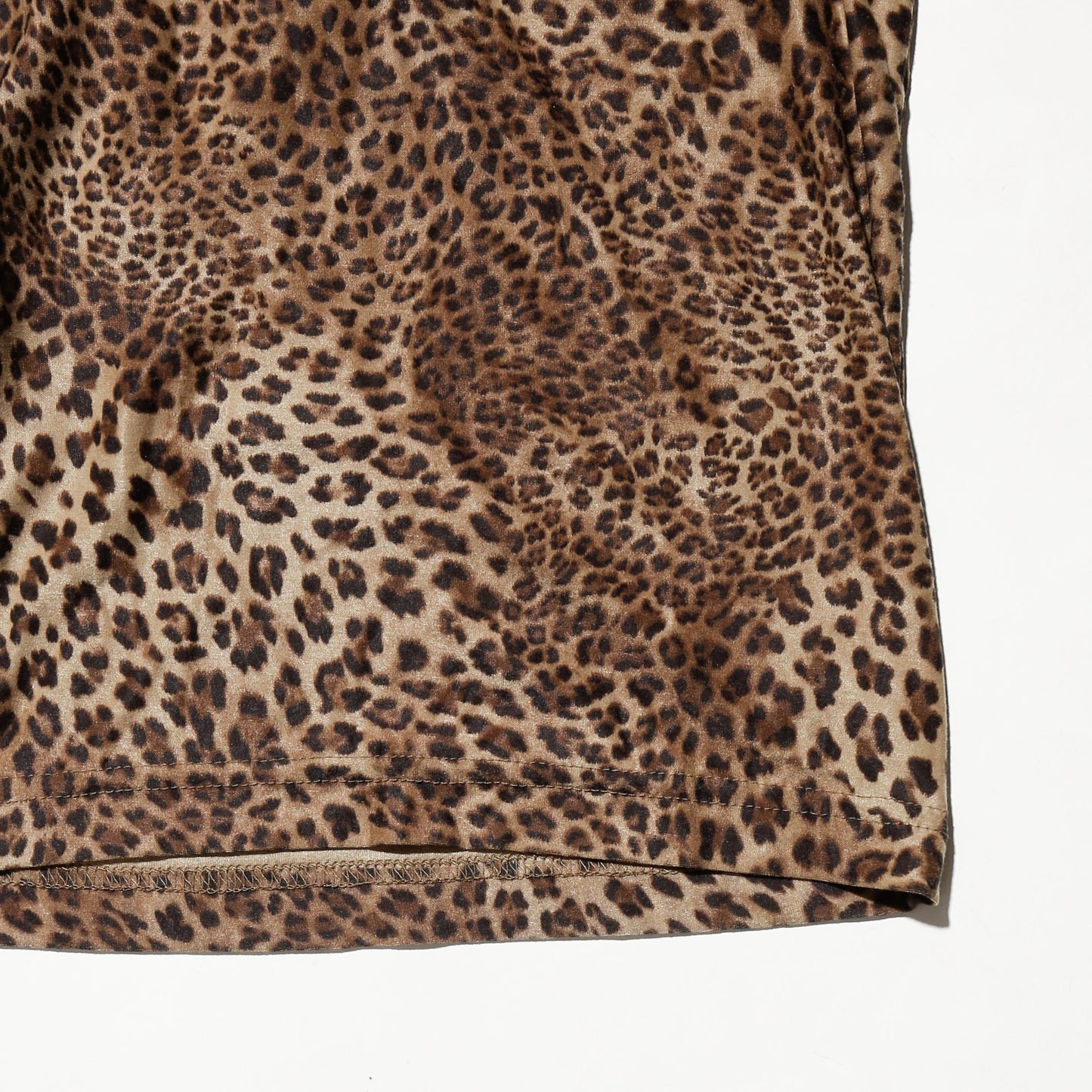 vintage leopard zip hoodie