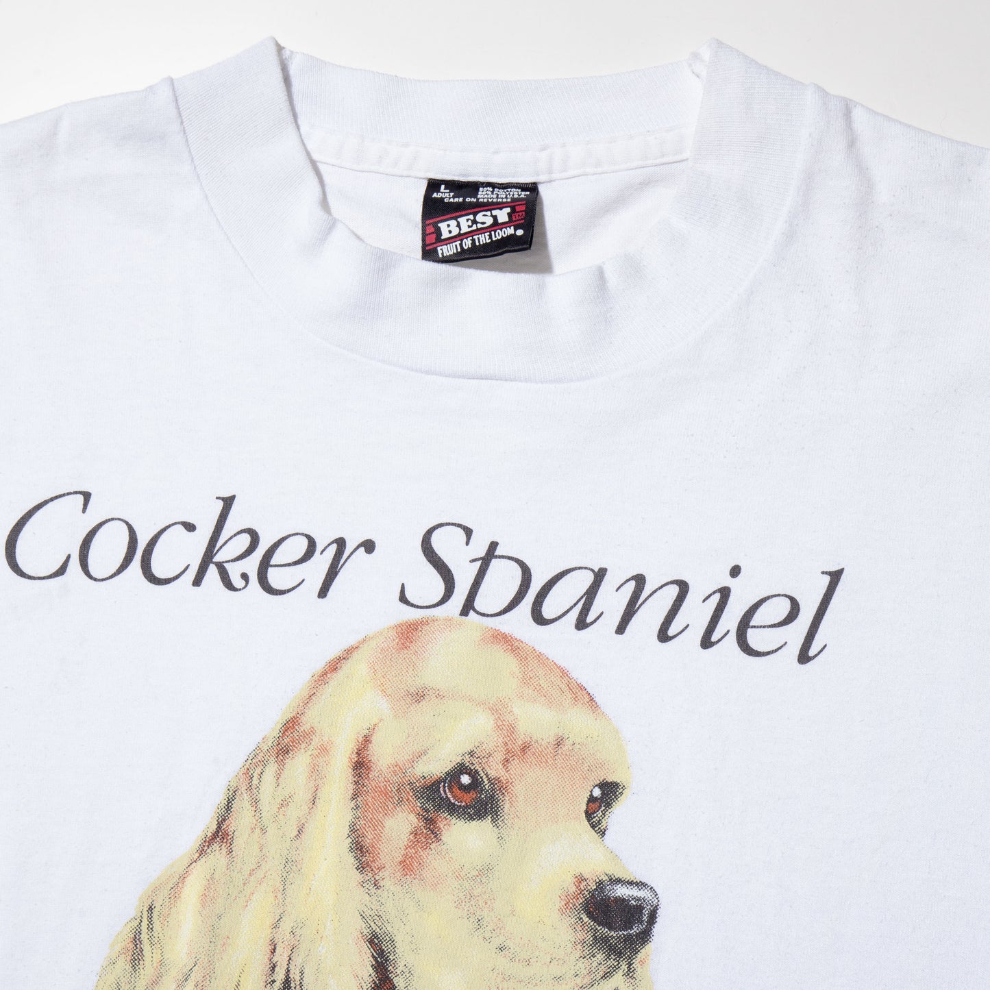 vintage 90's cocker spaniel t-shirt