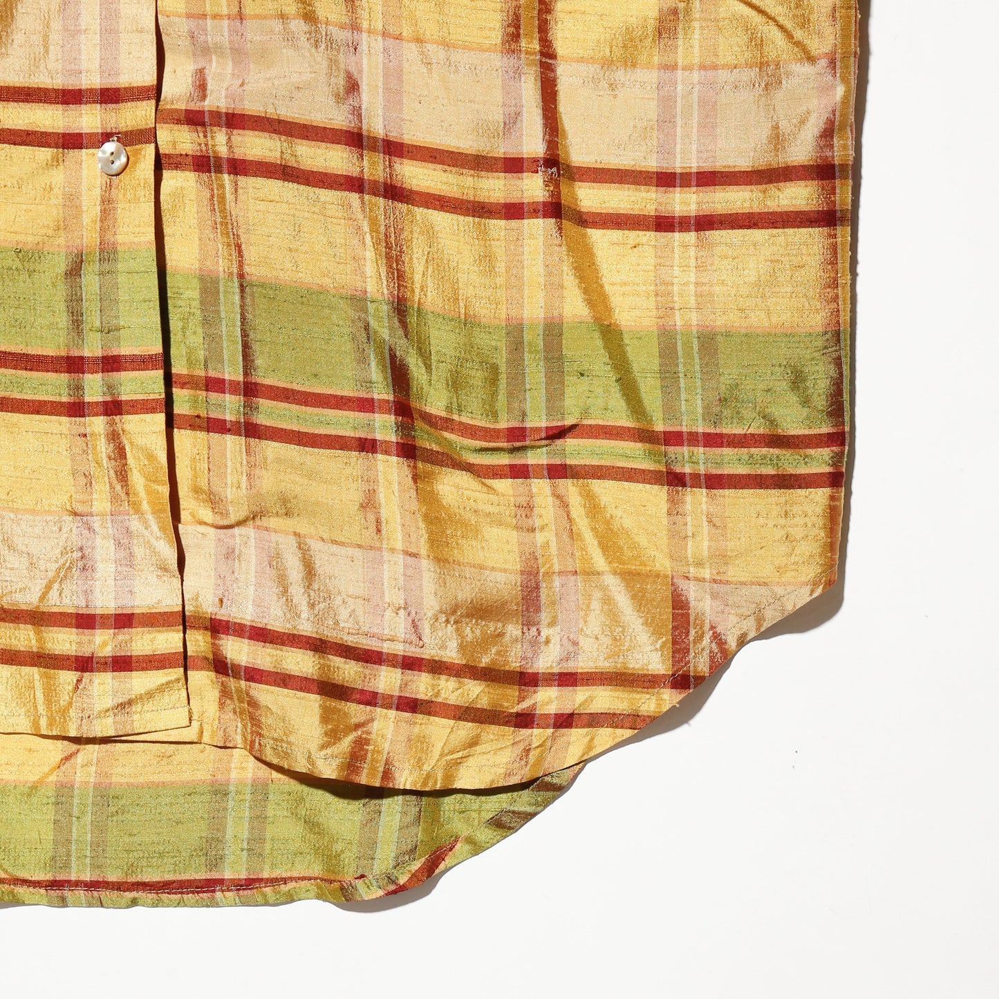vintage shinny check shirt