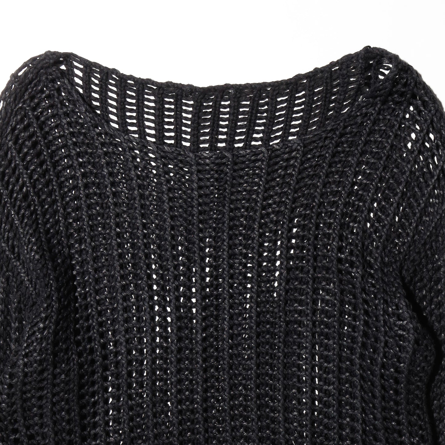 vintage luster crochet sweater