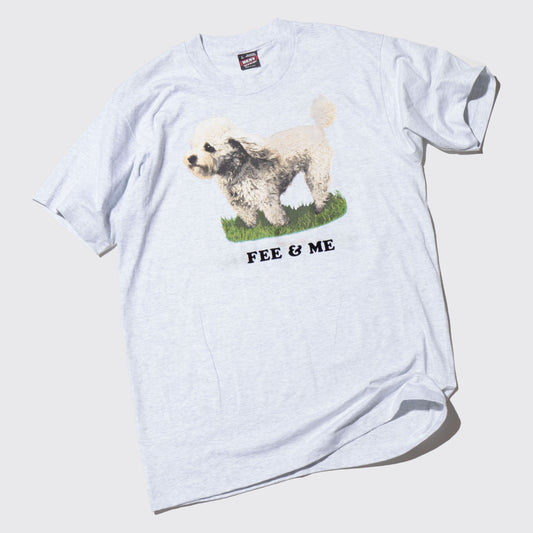 vintage 90's poodle fee&me t-shirt