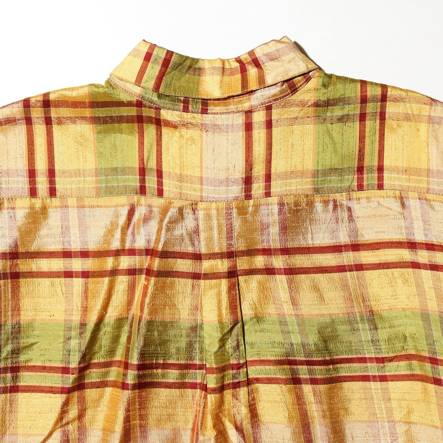 vintage shinny check shirt