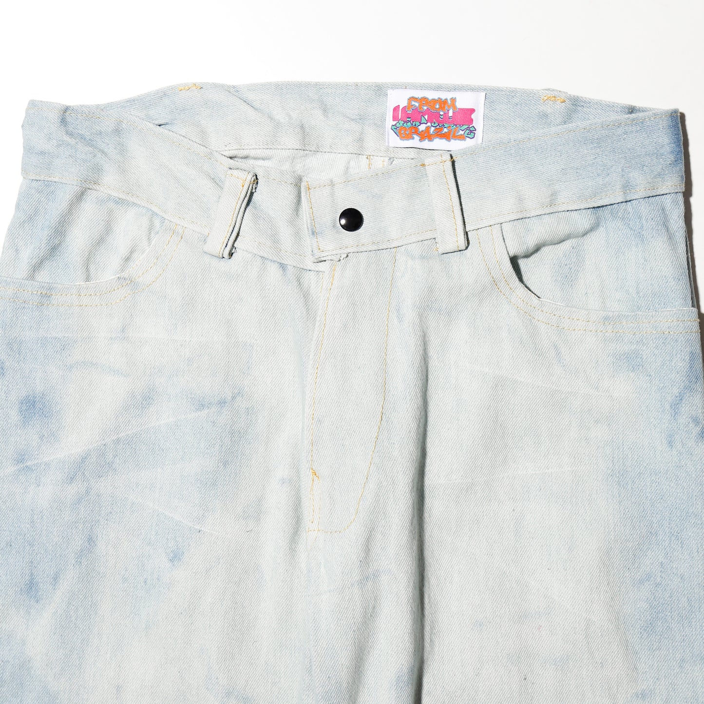 vintage washable wide leg jeans