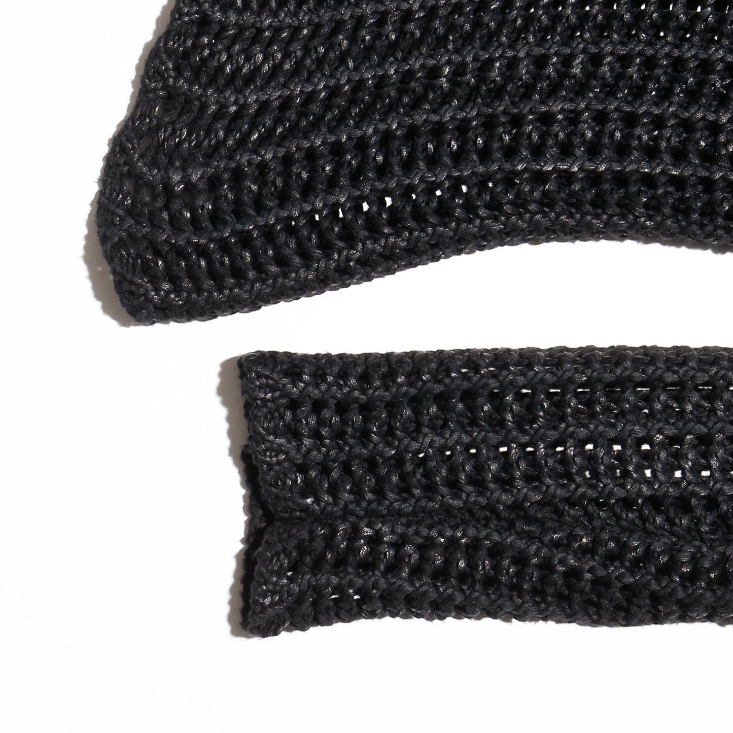 vintage luster crochet sweater