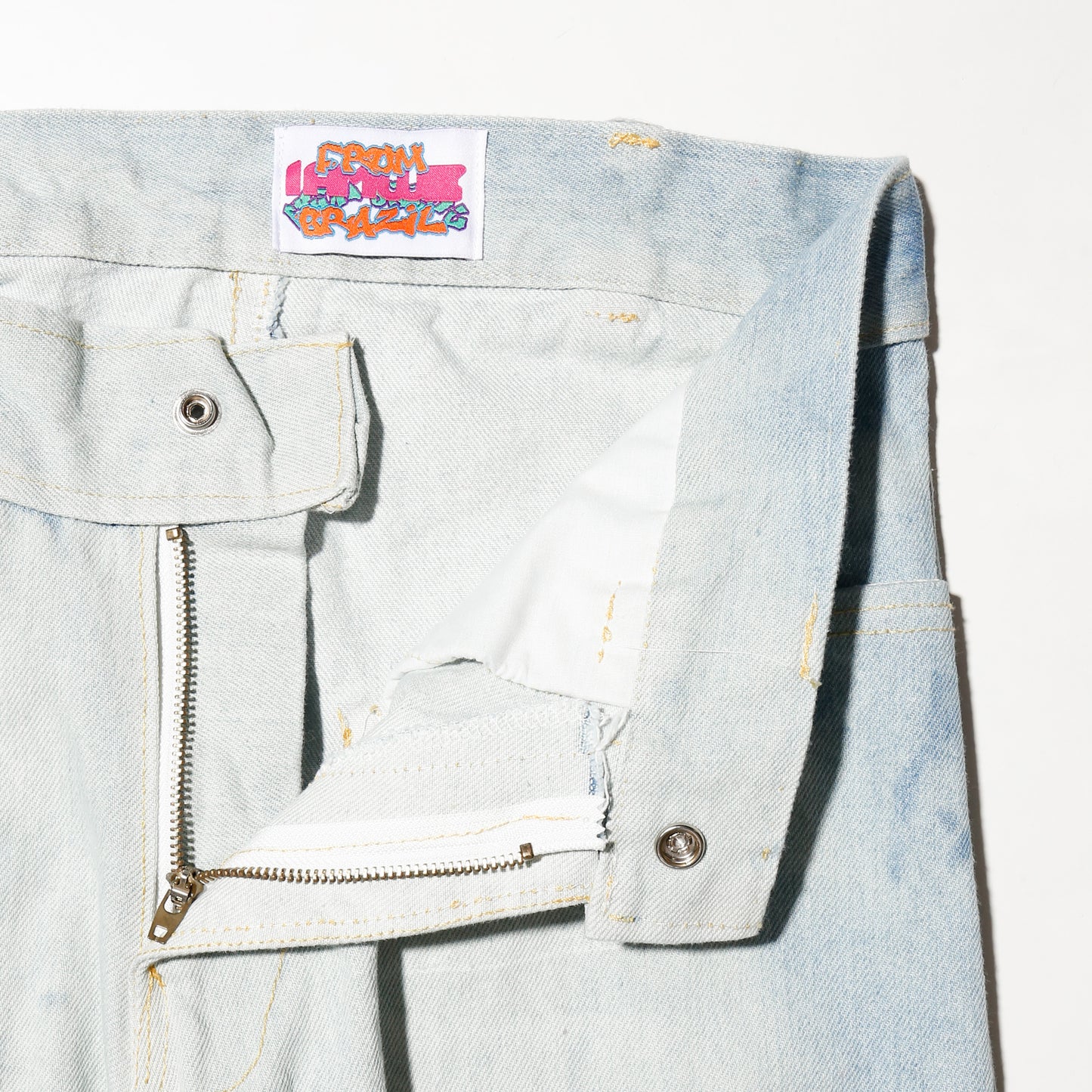 vintage washable wide leg jeans