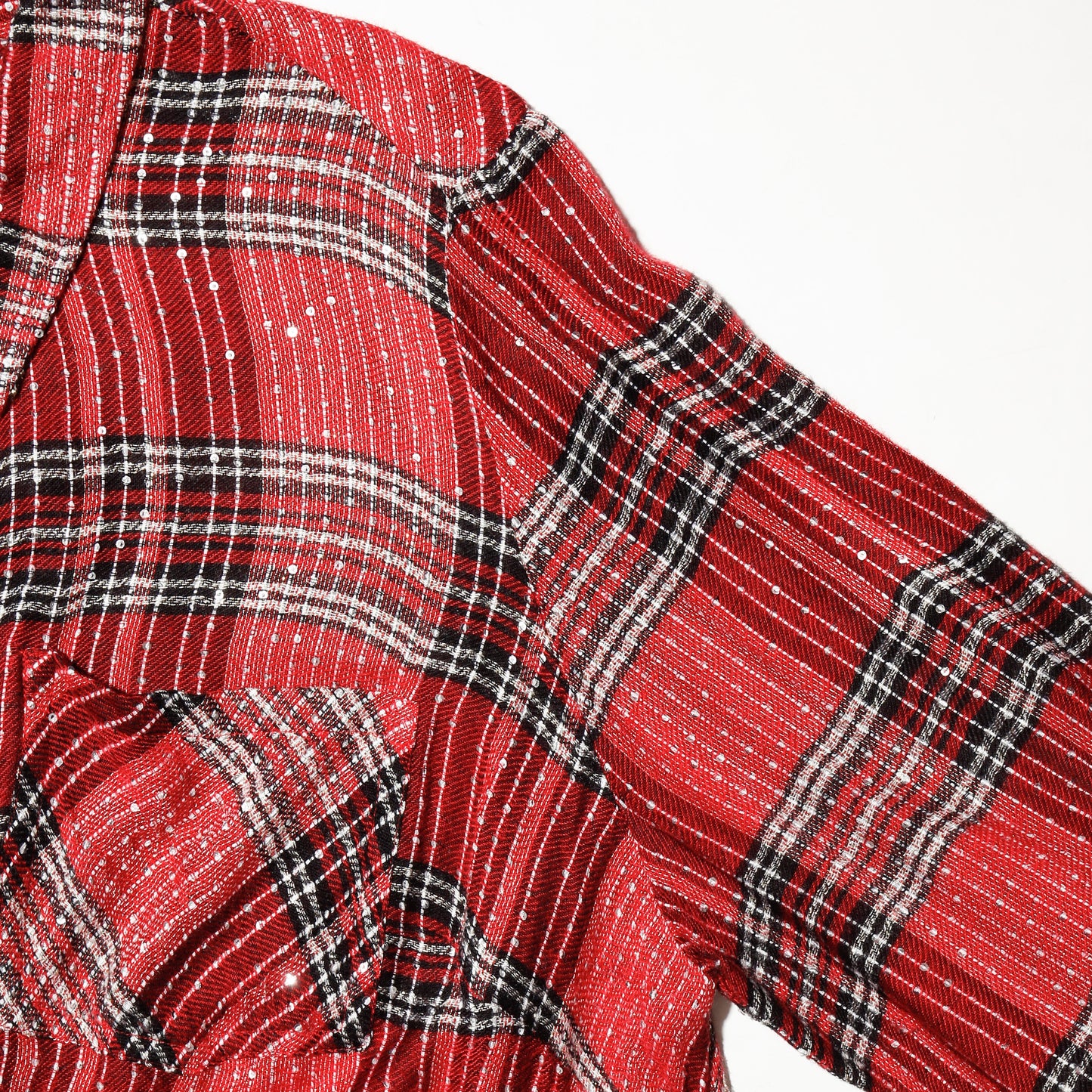vintage spangle check shirt