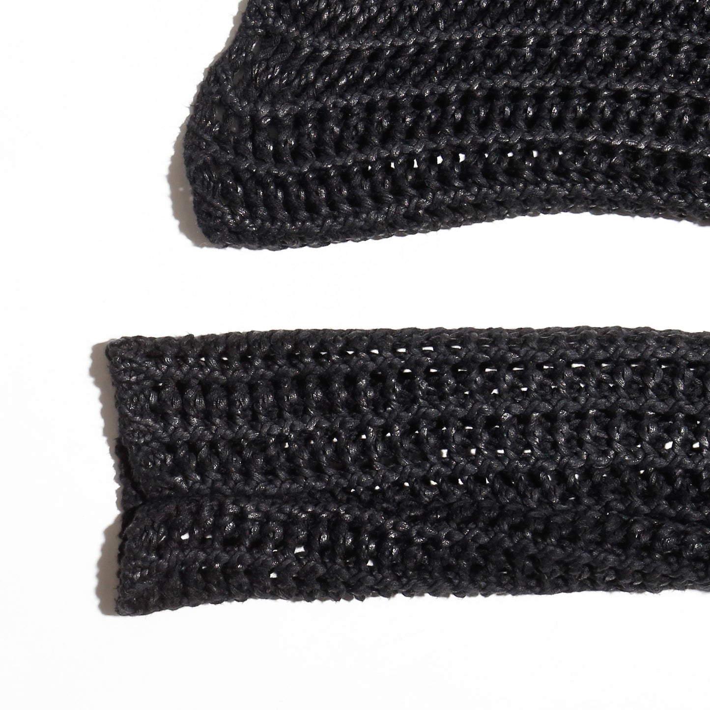 vintage luster crochet sweater