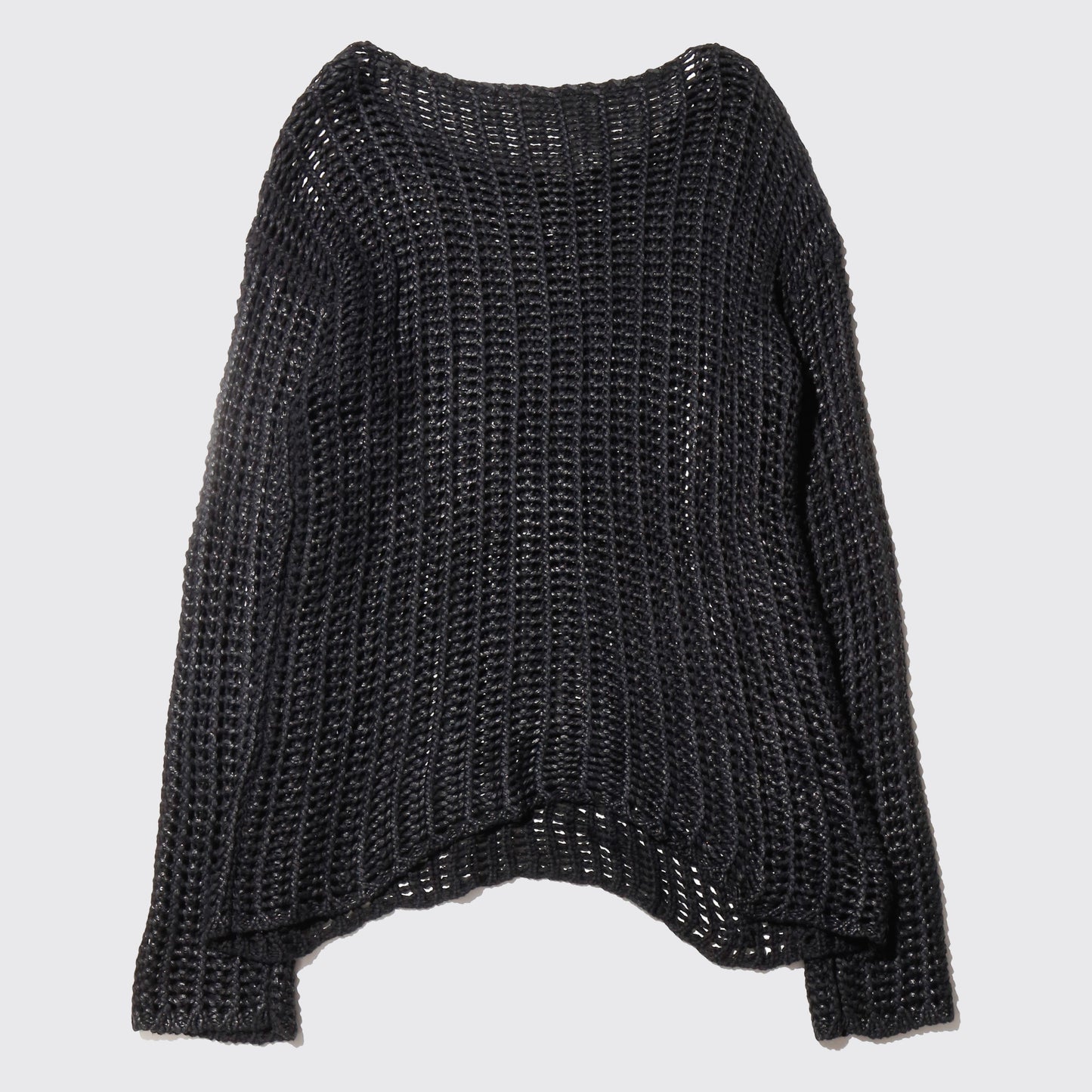 vintage luster crochet sweater