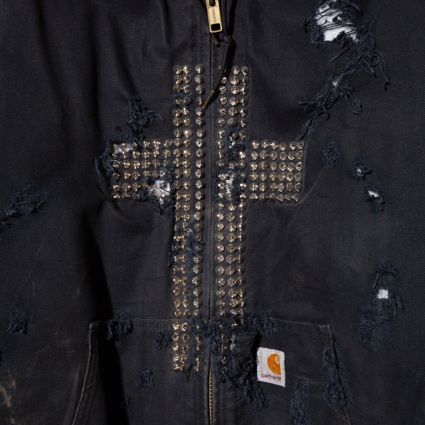 remake cross studs active jacket