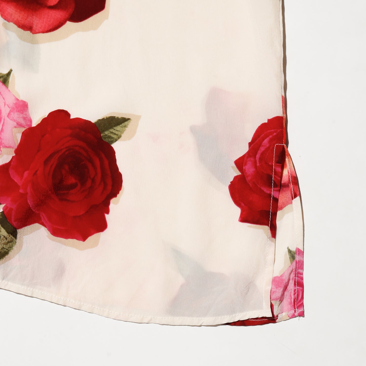 vintage rose silk dress shirt