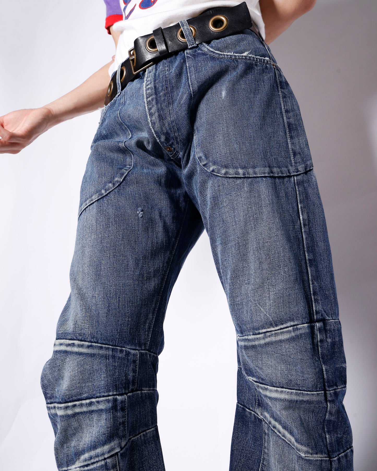 vintage michiko koshino yen x-seam jeans