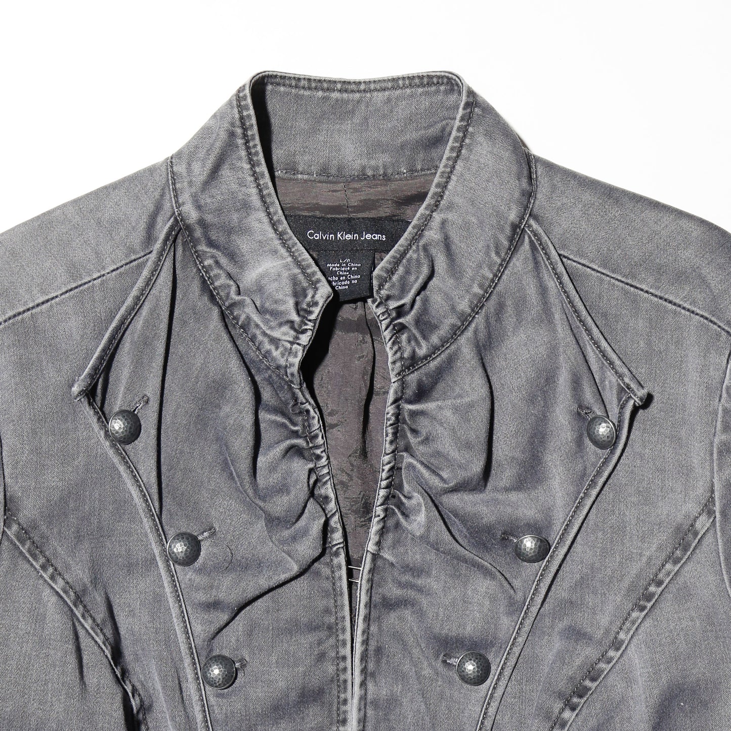 vintage calvin klein jeans acid napoleon jacket