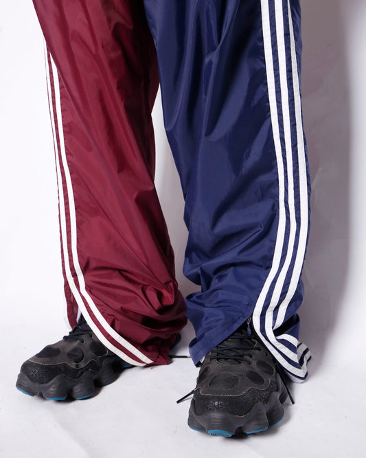 *one-off adidas split nylon truck pants