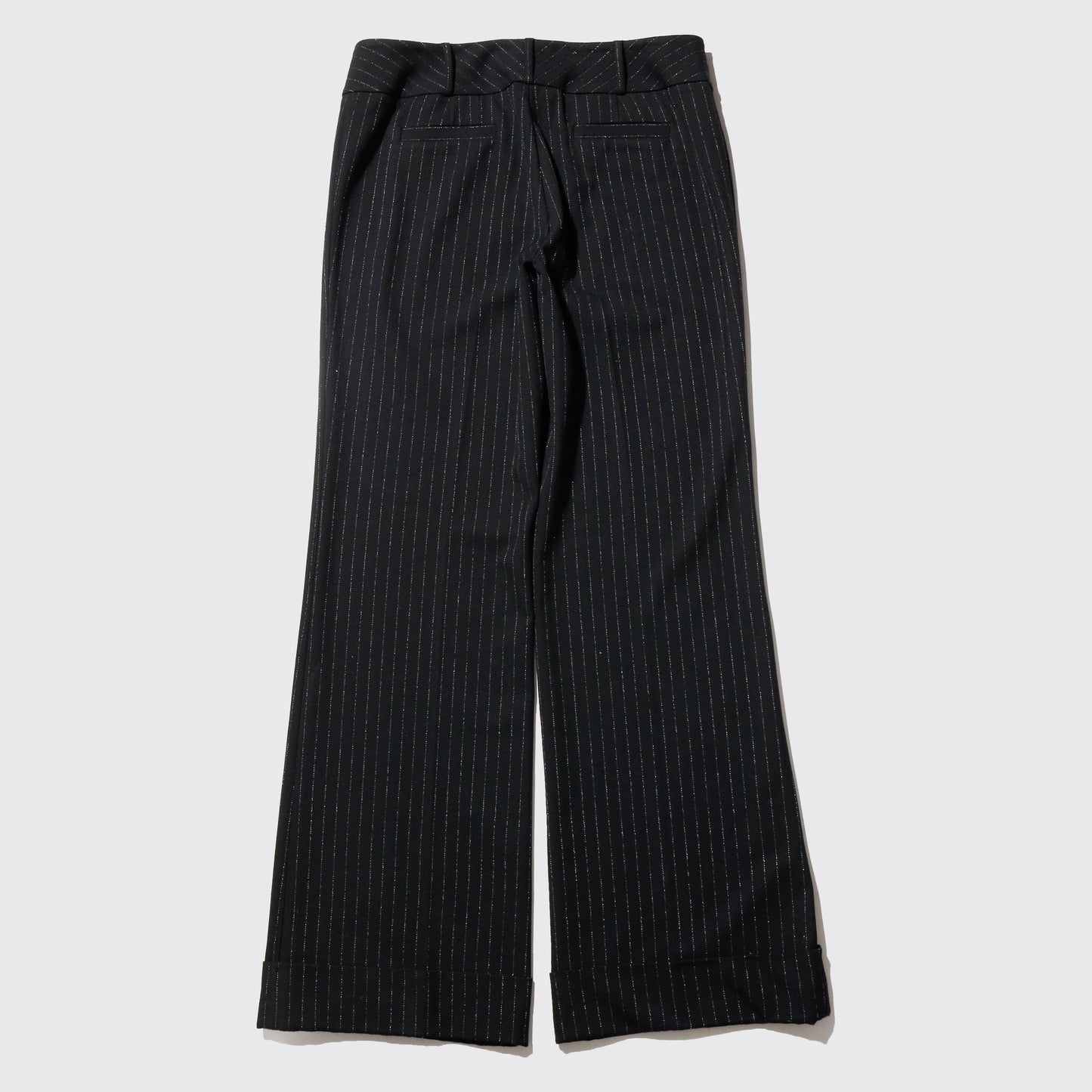 vintage low rise stripe flare slacks