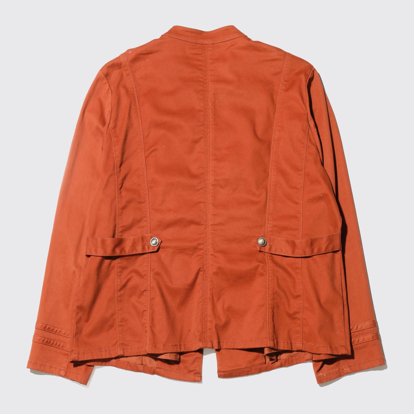 vintage chico's terracotta napoleon jacket