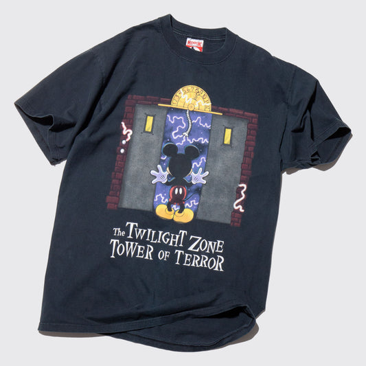 vintage 90-00's Disney "Tower Of Terror" The twilight zone t-shirt