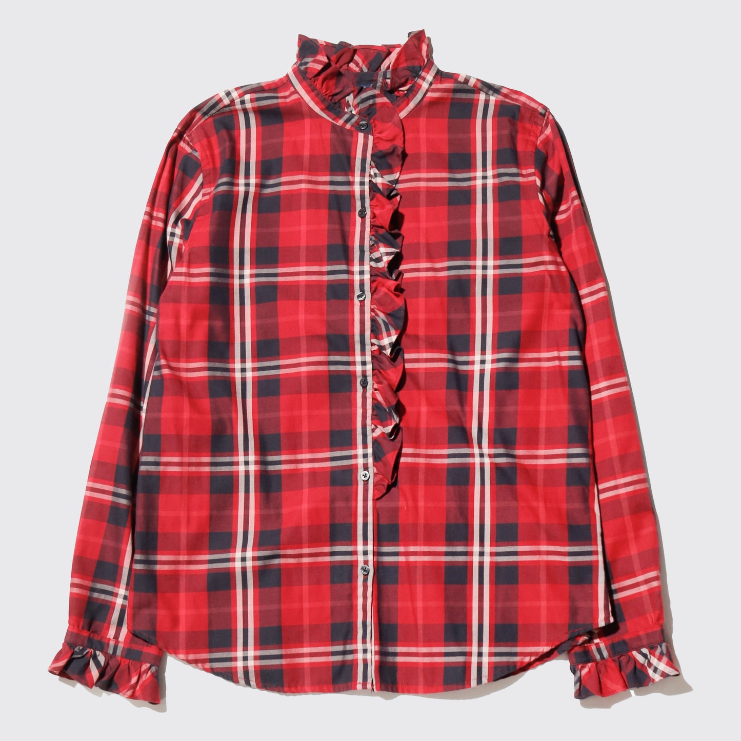 vintage chaps fringe chck shirt