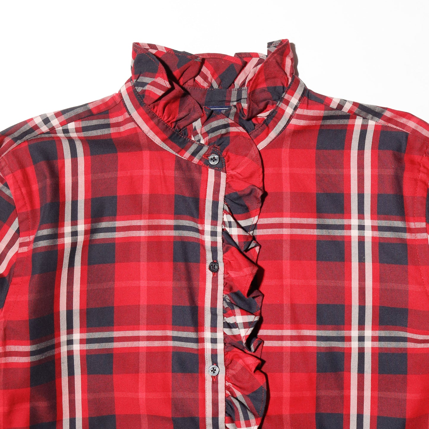 vintage chaps fringe chck shirt