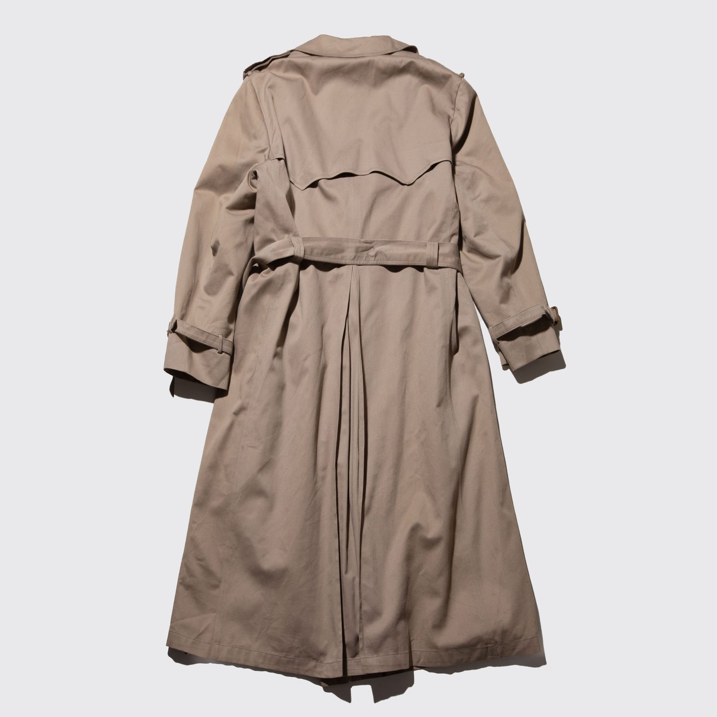 vintage 80's Dior double gun flap trench coat