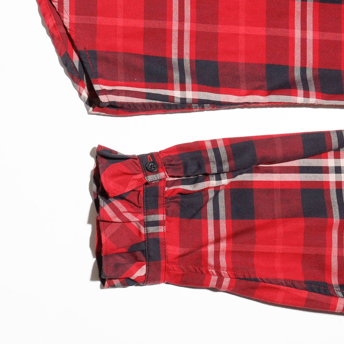 vintage chaps fringe chck shirt