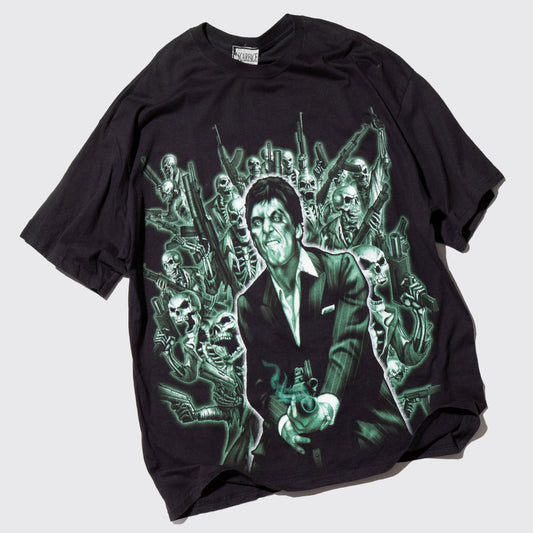 vintage 00's scarface tony montana loose t-shirt