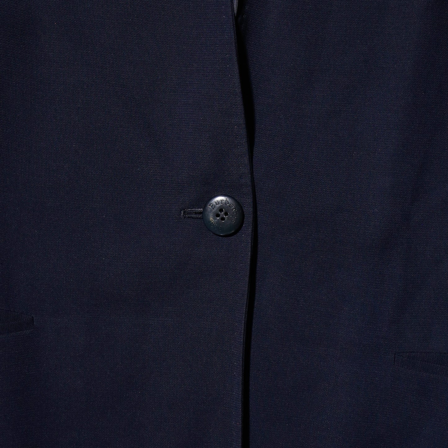 vintage 80's Burberrys' collarless jacket