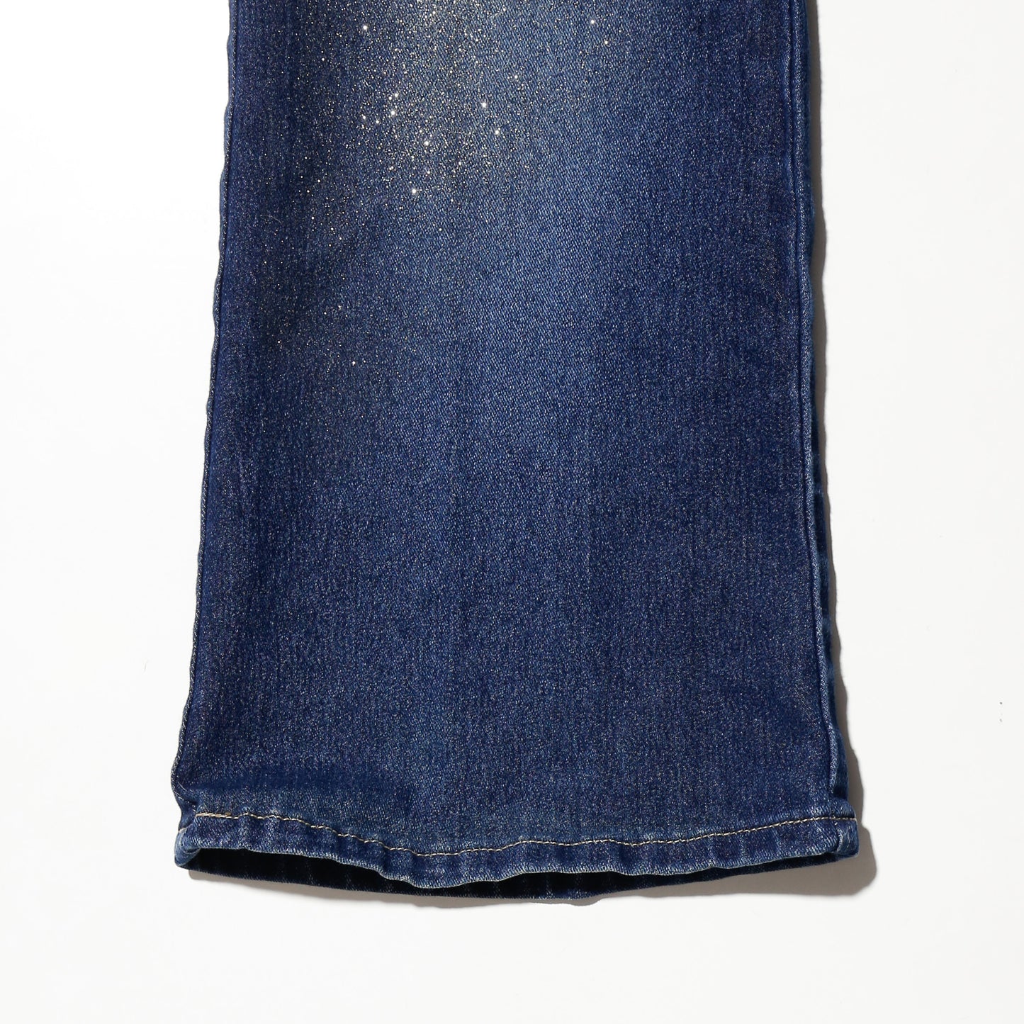 vintage low rise sandglitter flare jeans