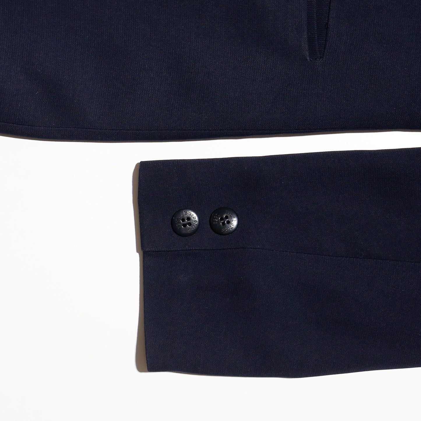 vintage 80's Burberrys' collarless jacket