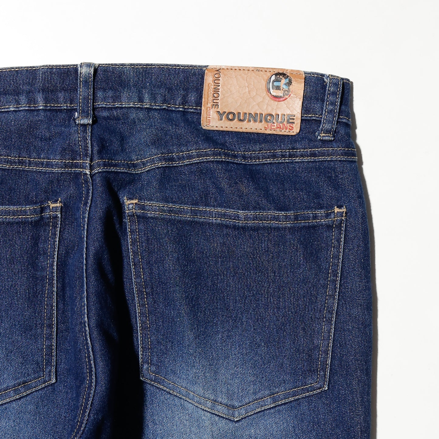 vintage low rise sandglitter flare jeans