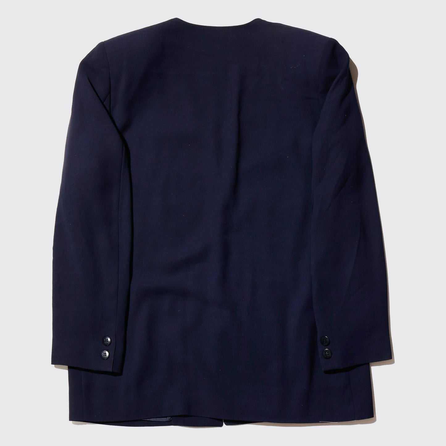 vintage 80's Burberrys' collarless jacket