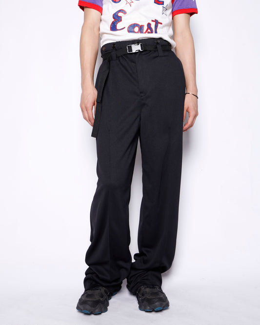 vintage force belted referee track pants