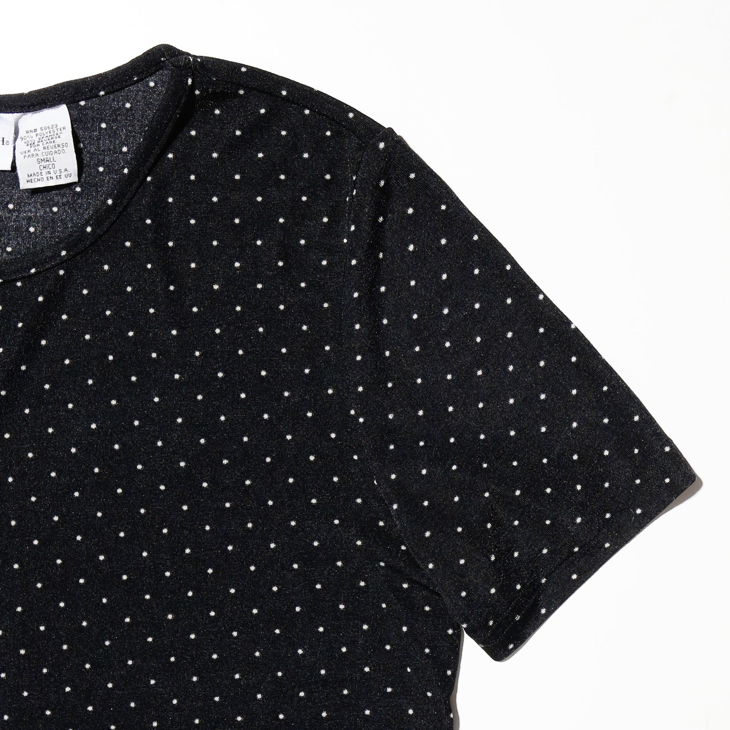 vintage 90's dots skinny cut sew