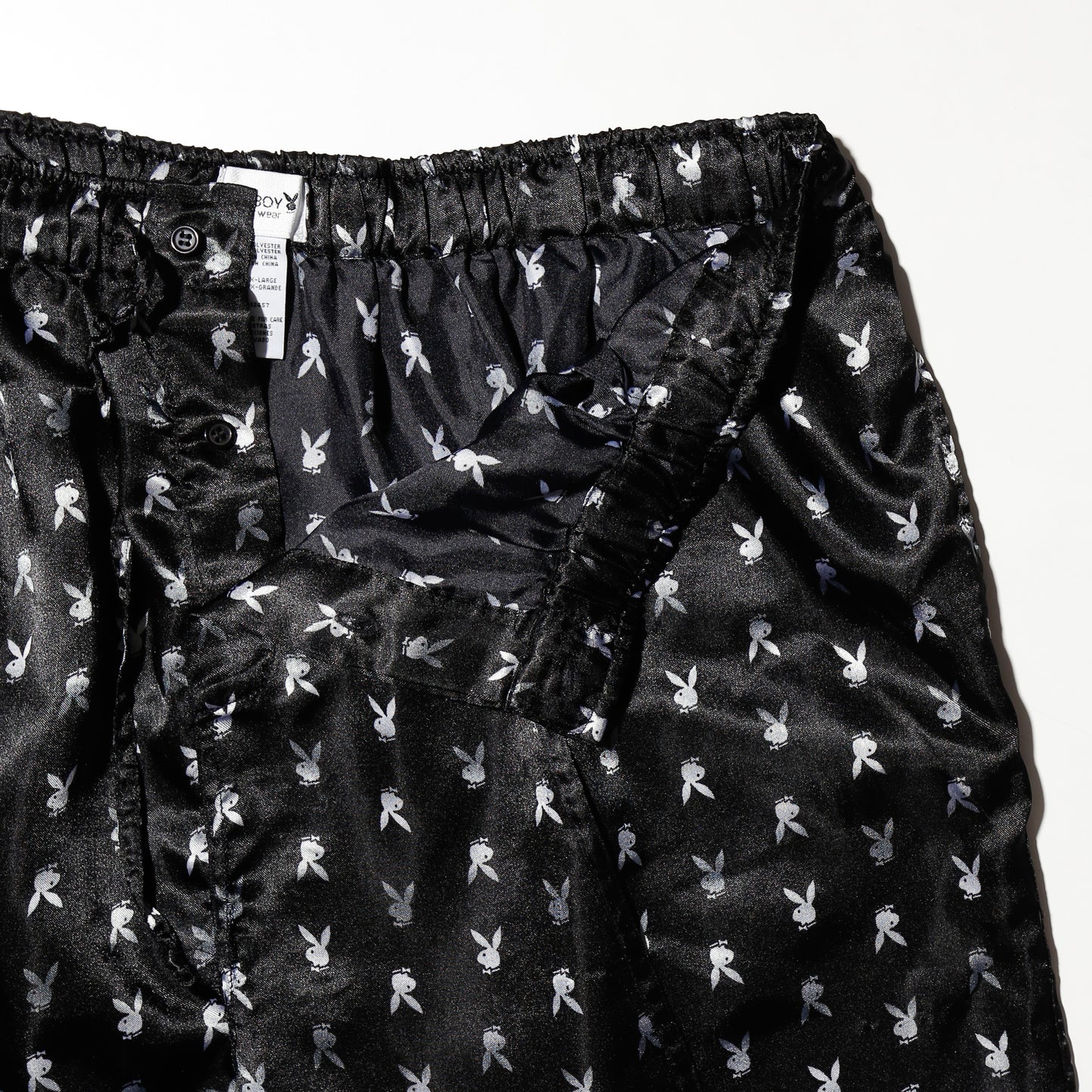 vintage play boy monogram sleeper pants