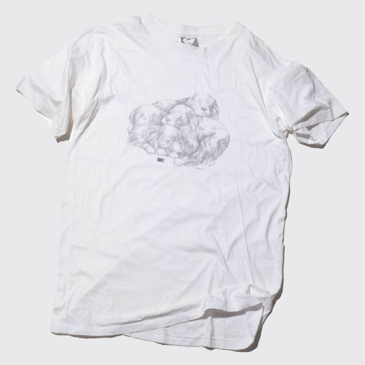 vintage 90's dogs loose t-shirt