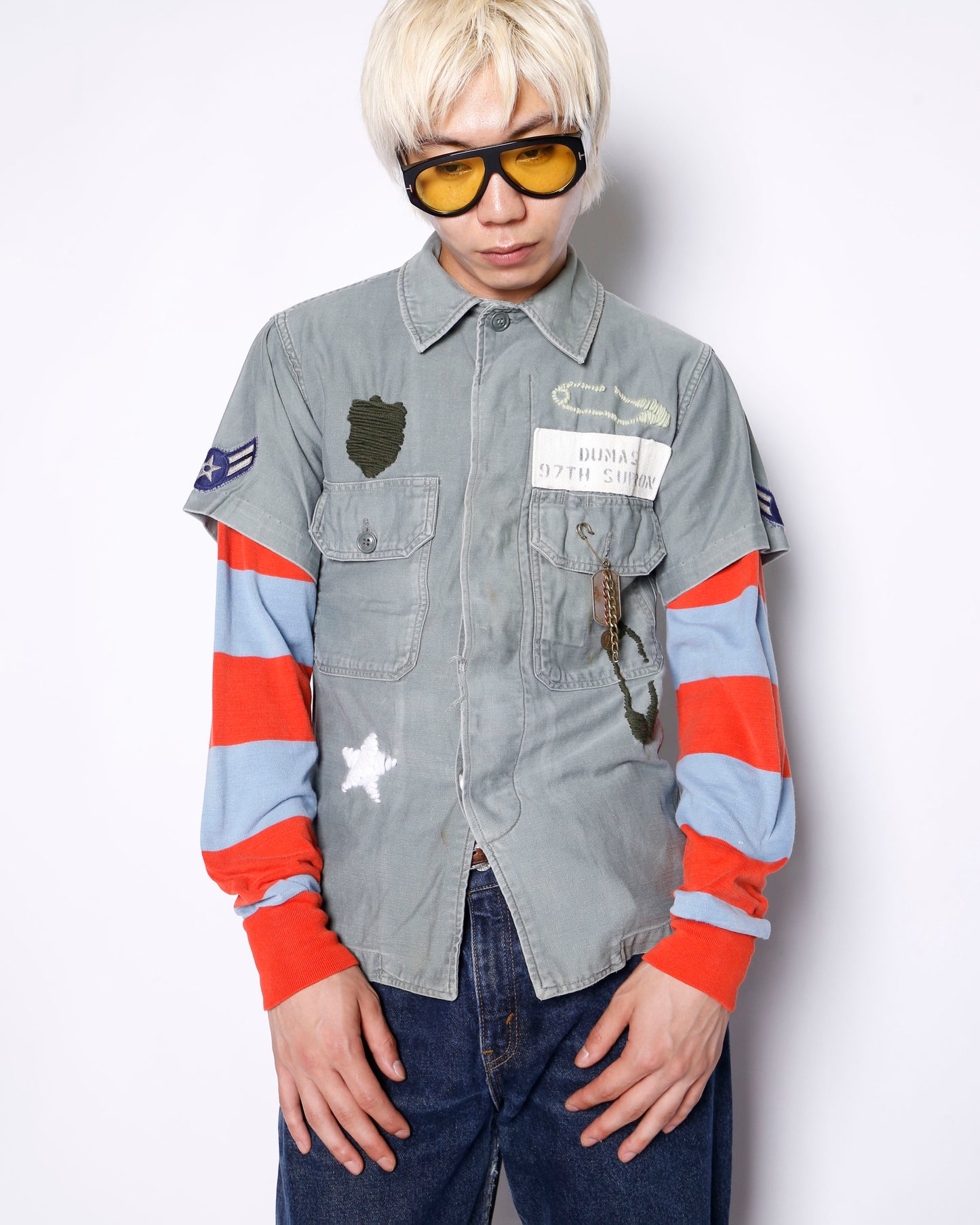 *one-off 60-70s u.s army craft utility h/s jacket